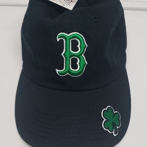 Boston Red Sox Navy Baseball Cap with Shamrock